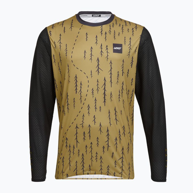 Herren-MTB-Langarmtrikot Leatt MTB Trail 3.0 trails brown