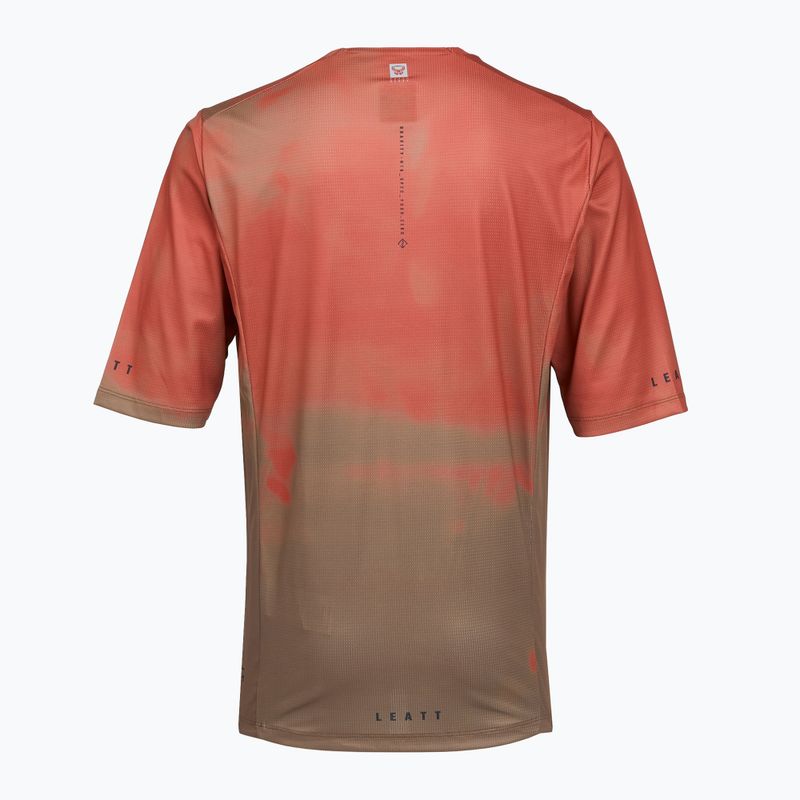 Herren-Radtrikot Leatt MTB Gravity 4.0 dusty red 2