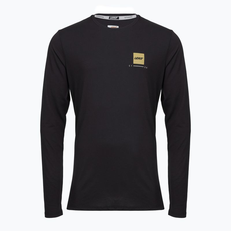 Herren Langarmtrikot Leatt MTB Gravity 3.0 ghost black