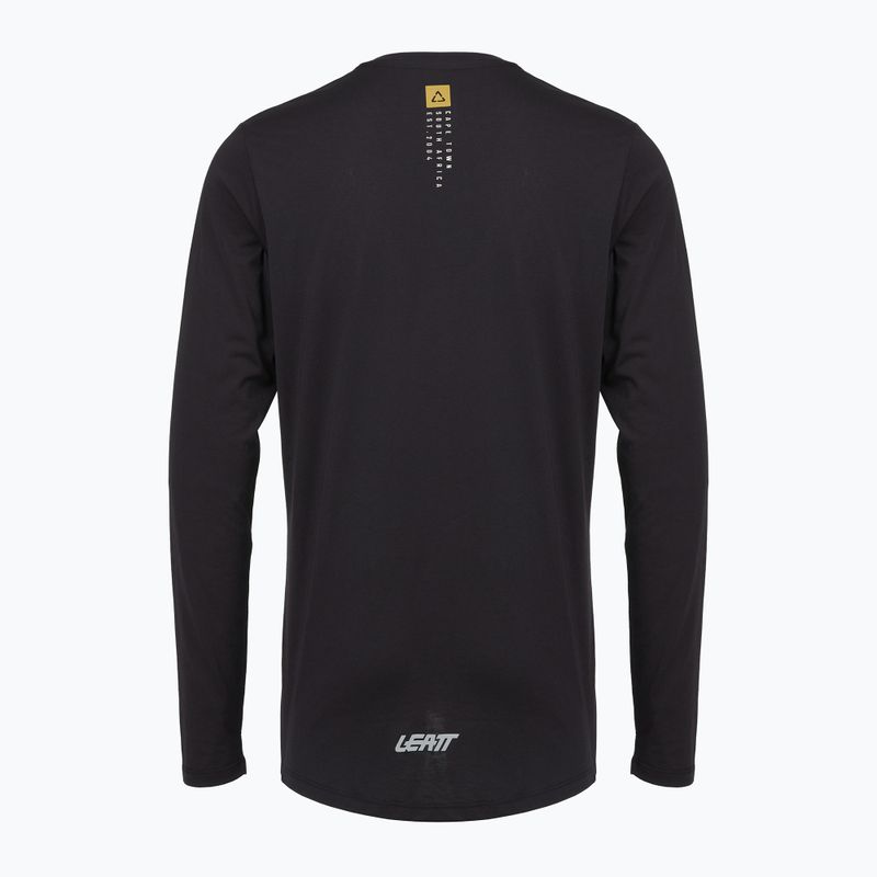 Herren Langarmtrikot Leatt MTB Gravity 3.0 ghost black 2