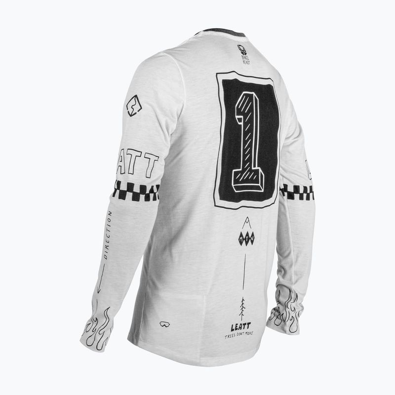 Herren Langarmtrikot Leatt MTB Gravity 3.0 cream white 2