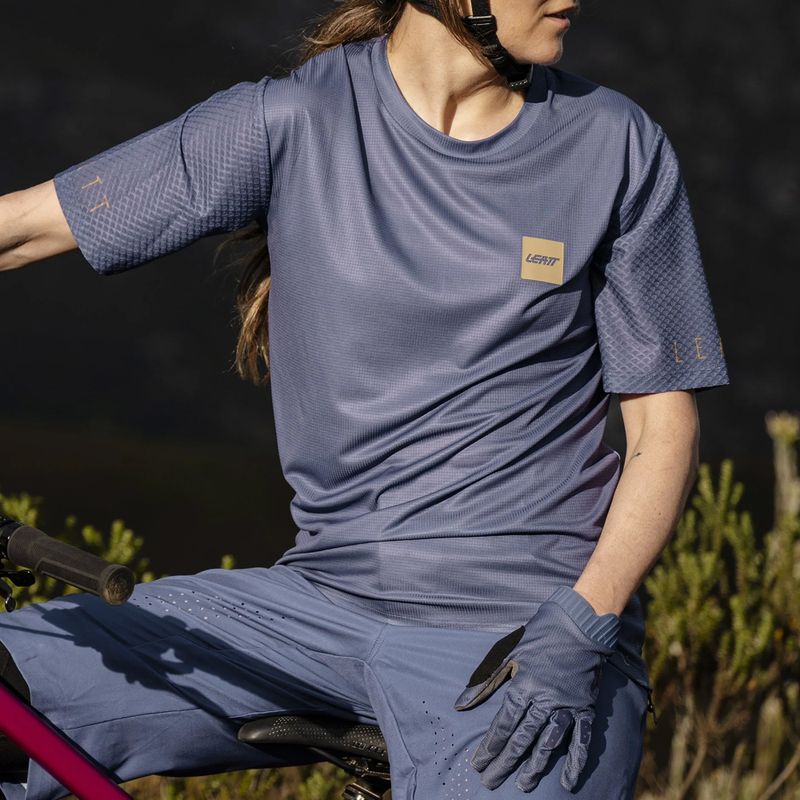 Damen-Fahrradtrikot Leatt MTB Trail 3.0 Cosmic Blue 3