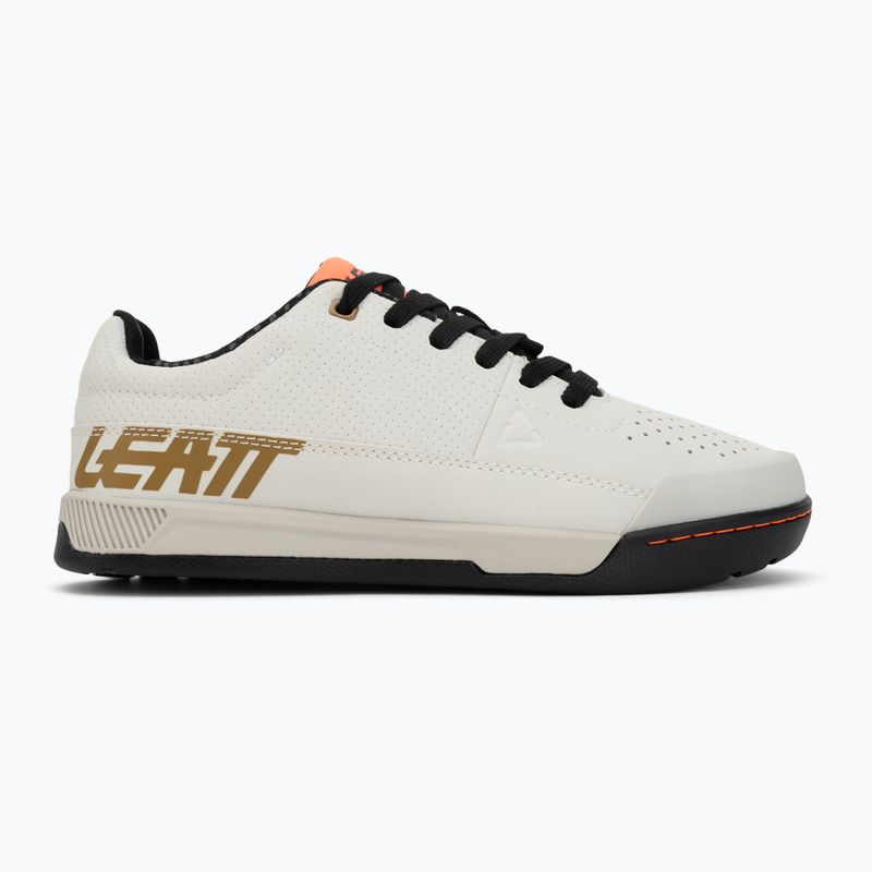 Damen-Plattform-Fahrradschuhe Leatt Flat 2.0 in cream white 2