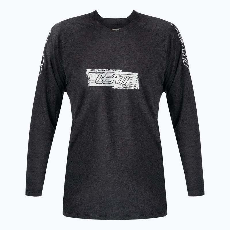Herren Leatt MTB 2.0 Long Radtrikot schwarz 5021120501