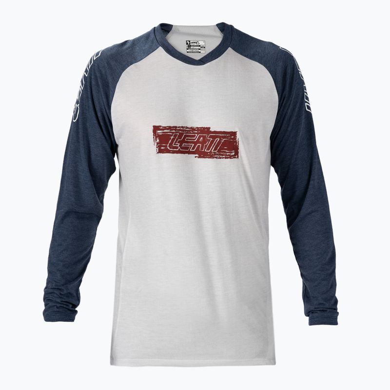 Herren Leatt MTB 2.0 Long Radtrikot weiß 5021120541