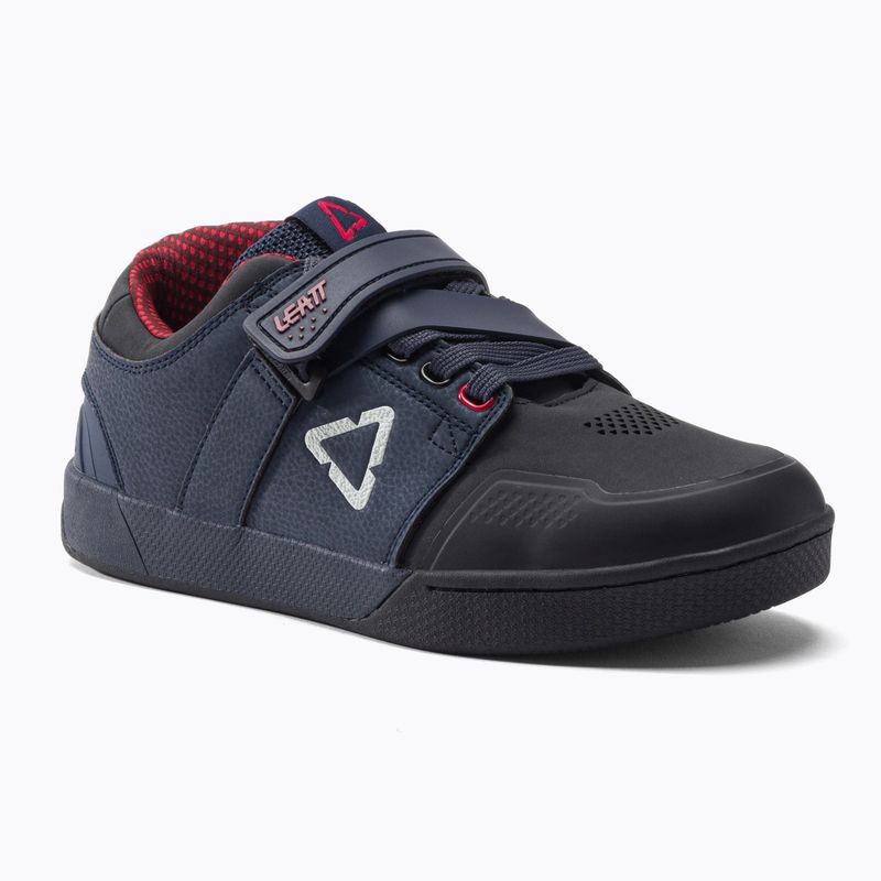 Herren MTB-Radschuhe Leatt 4.0 Clip navy blau/schwarz 3021300402