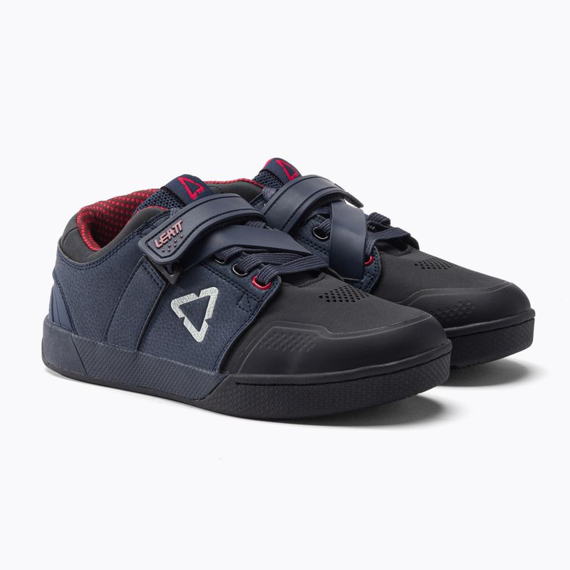 Herren MTB-Radschuhe Leatt 4.0 Clip navy blau/schwarz 3021300402 5