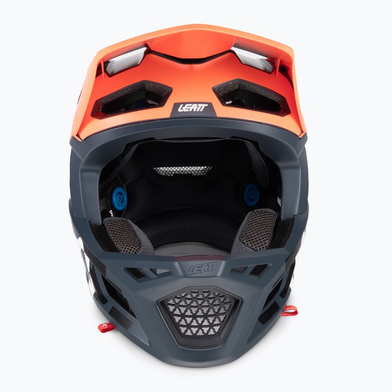 Leatt MTB 4.0 Gravity V22 Fahrradhelm orange/schwarz 1022070512 2