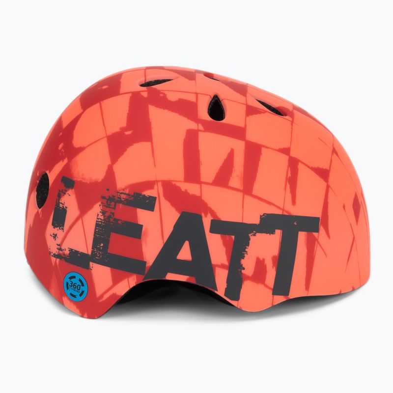 Leatt MTB Urban 1.0 V22 Jr Kinderfahrradhelm korallenrot 3