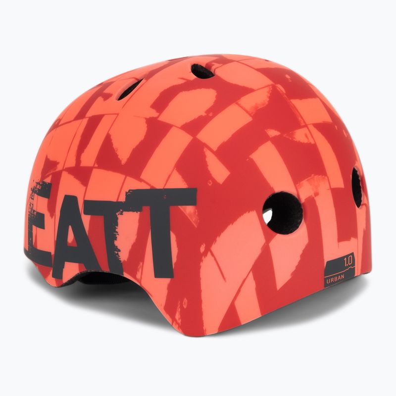 Leatt MTB Urban 1.0 V22 Jr Kinderfahrradhelm korallenrot 4