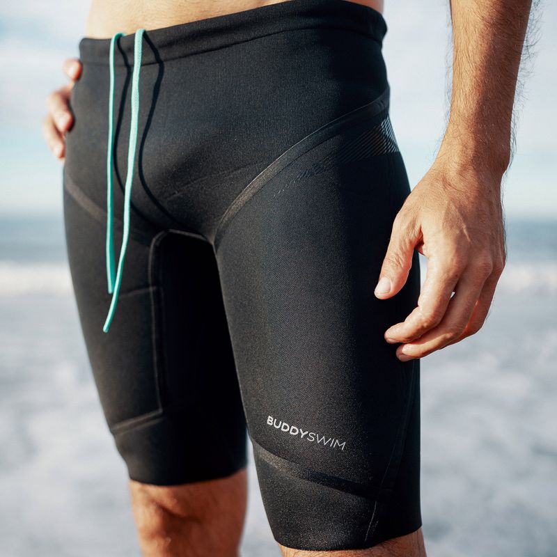 Neopren Shorts BuddySwim Floating Trilaminate Warmth 5/3 mm black 5