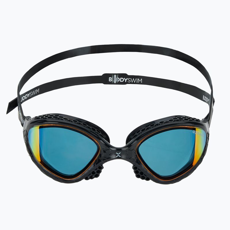 Schwimmbrille BuddySwim OzeanX Mirror black / orange 2