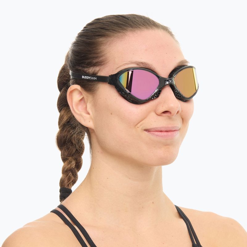Schwimmbrille BuddySwim OzeanX Mirror black / iridium 2