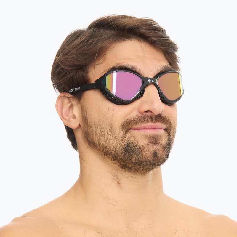 Schwimmbrille BuddySwim OzeanX Mirror black / iridium 3