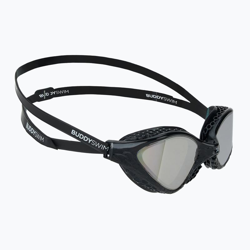 Schwimmbrille BuddySwim OzeanX Mirror black / silver