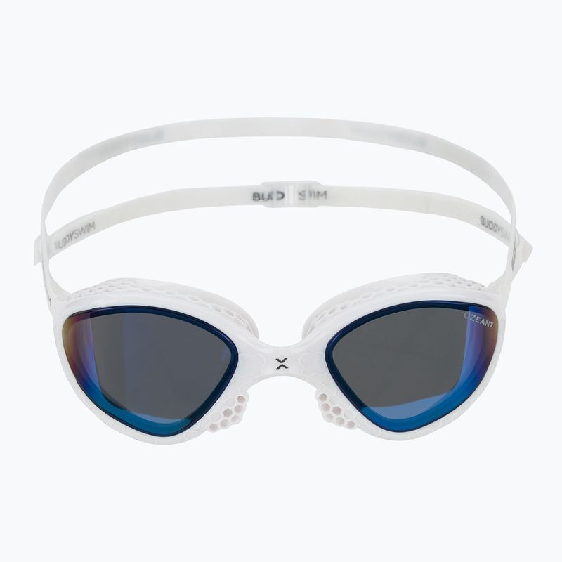 Schwimmbrille BuddySwim OzeanX Mirror white / blue 2