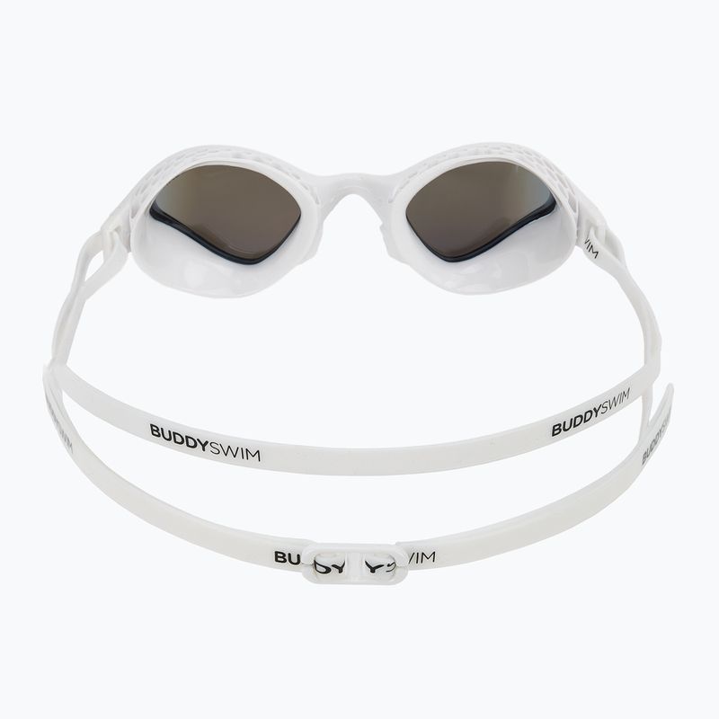 Schwimmbrille BuddySwim OzeanX Mirror white / blue 4