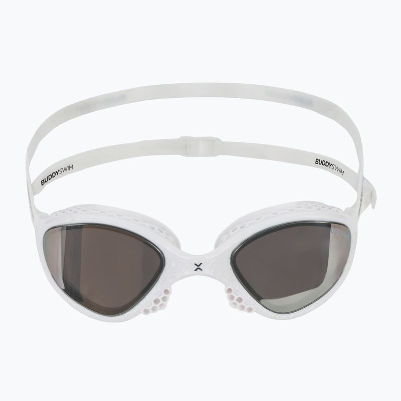 Schwimmbrille BuddySwim OzeanX Mirror white / silver 2