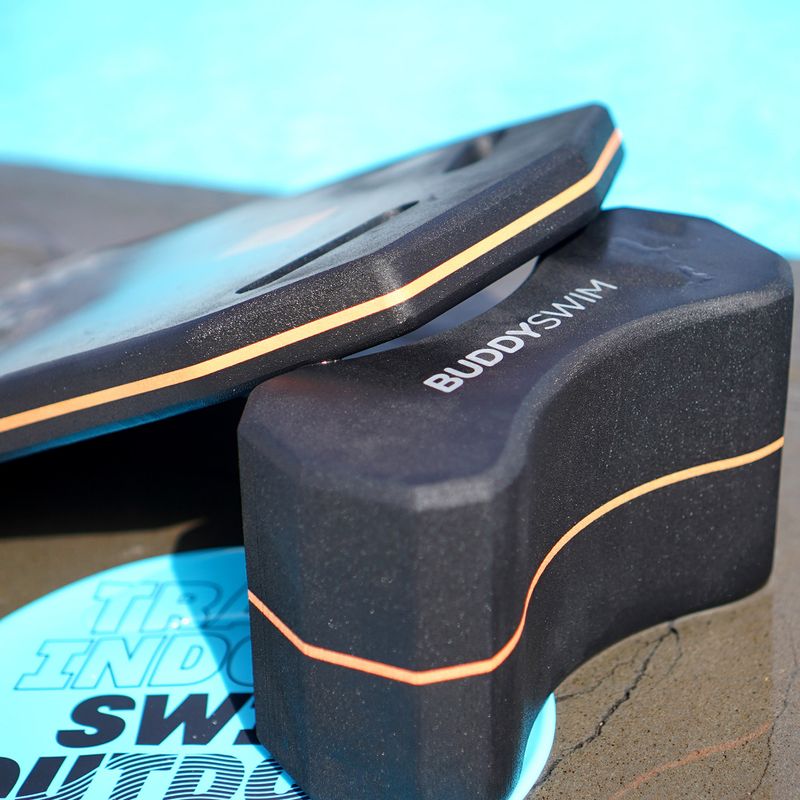 Schwimmbrett BuddySwim Pull Buoy black/orange 5