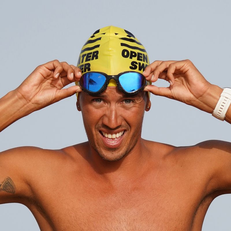 Schwimmkappe BuddySwim OWS Silicone yellow 2