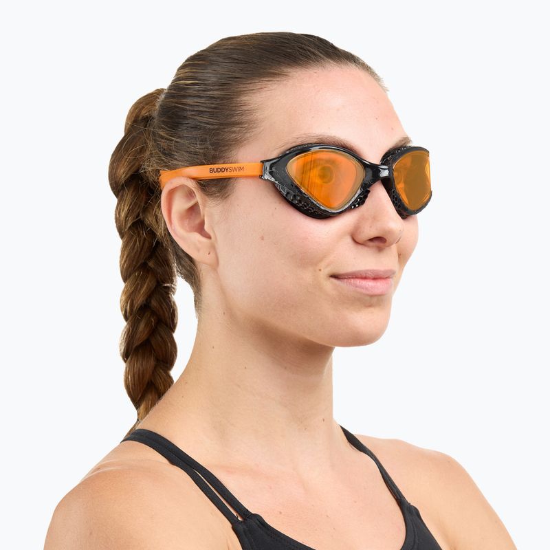 Schwimmbrille BuddySwim Ozean black/orange/orange 3