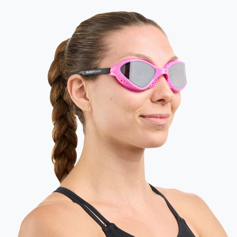 Schwimmbrille BuddySwim Ozean pink/black/smoke 4