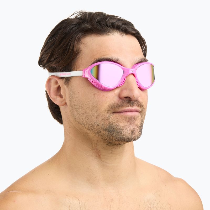 Schwimmbrille BuddySwim OzeanX Mirror pink/white/iridium 4
