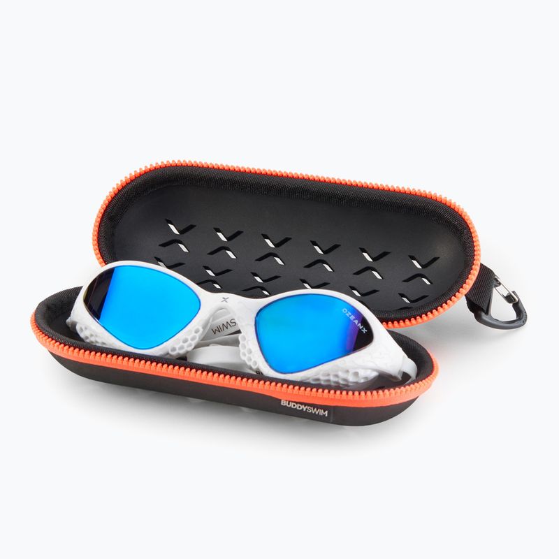 Brillenetui für Schwimmbrille BuddySwim EVA Goggle Case black/orange 2