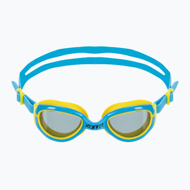 ZONE3 Aquahero blau/gelb/klar Schwimmbrille 2