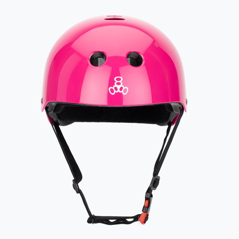 Triple Eight The Certified Sweatsaver rosa glänzender Helm 2