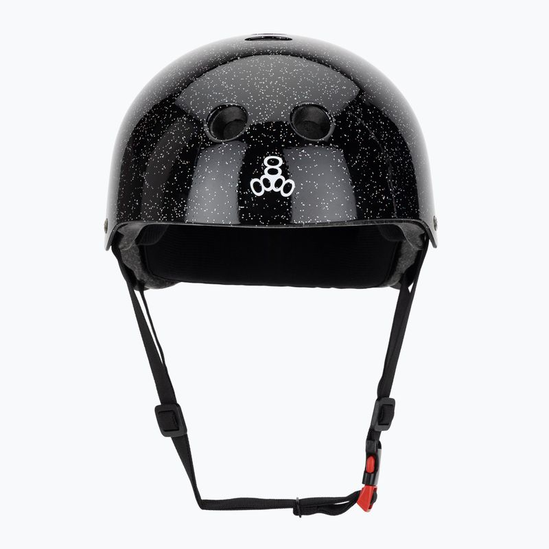 Triple Eight The Certified Sweatsaver schwarzer Glitzerhelm 2