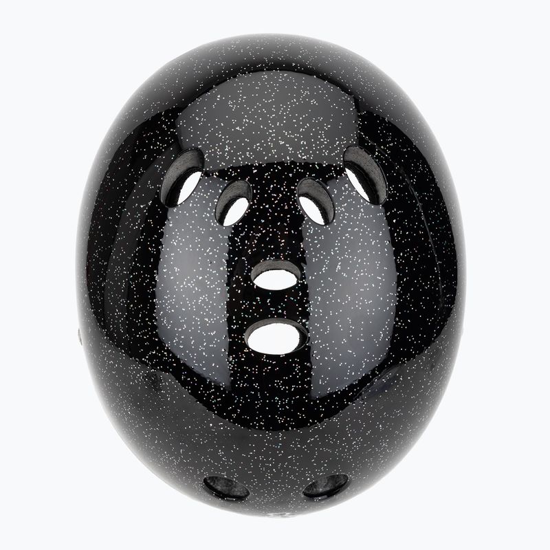 Triple Eight The Certified Sweatsaver schwarzer Glitzerhelm 6