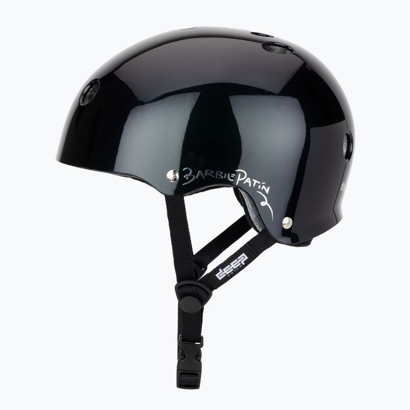 Helm Triple Eight Deep Cover Barbie Skates purple/green 3