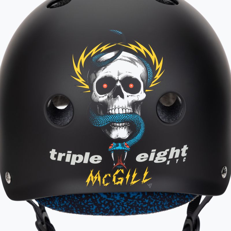 Helm Triple Eight Deep Cover Mike Mcgill black mcgill 7