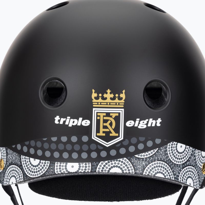 Helm Triple Eight Deep Cover Keegan Palmer black keegan 7