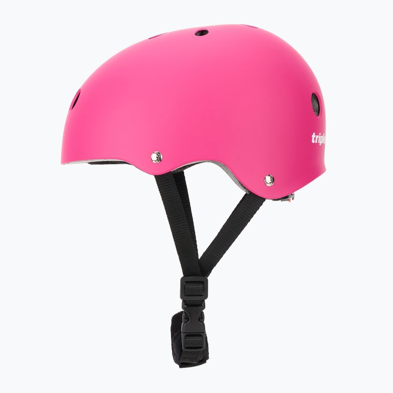 Triple Eight Lil 8 Youth neon pink matte Kinderhelm 3