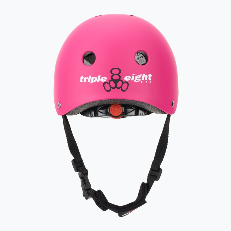 Triple Eight Lil 8 Youth neon pink matte Kinderhelm 4
