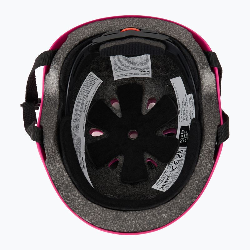 Triple Eight Lil 8 Youth neon pink matte Kinderhelm 5
