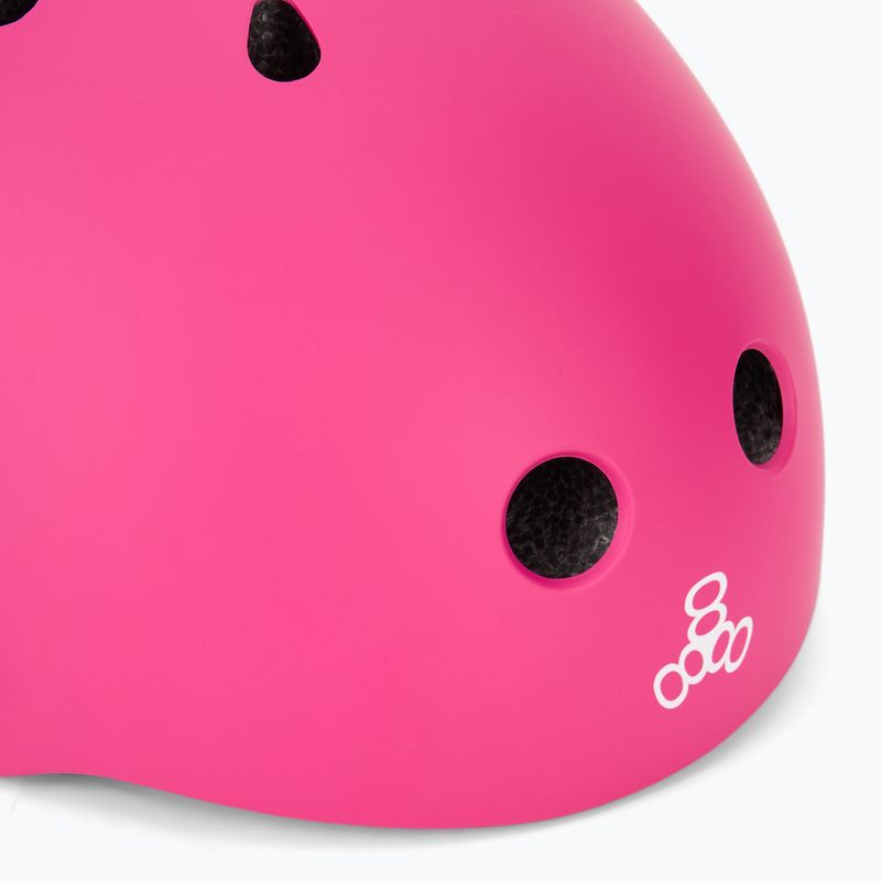Triple Eight Lil 8 Youth neon pink matte Kinderhelm 7