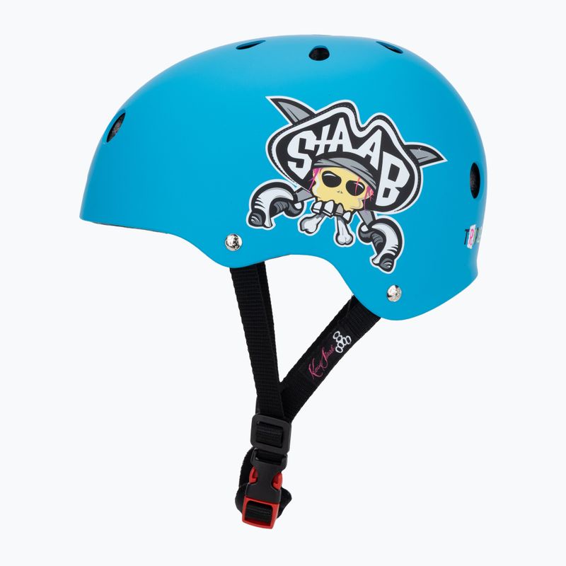 Kinderhelm Triple Eight Youth Lil 8 Staab neon blue 3