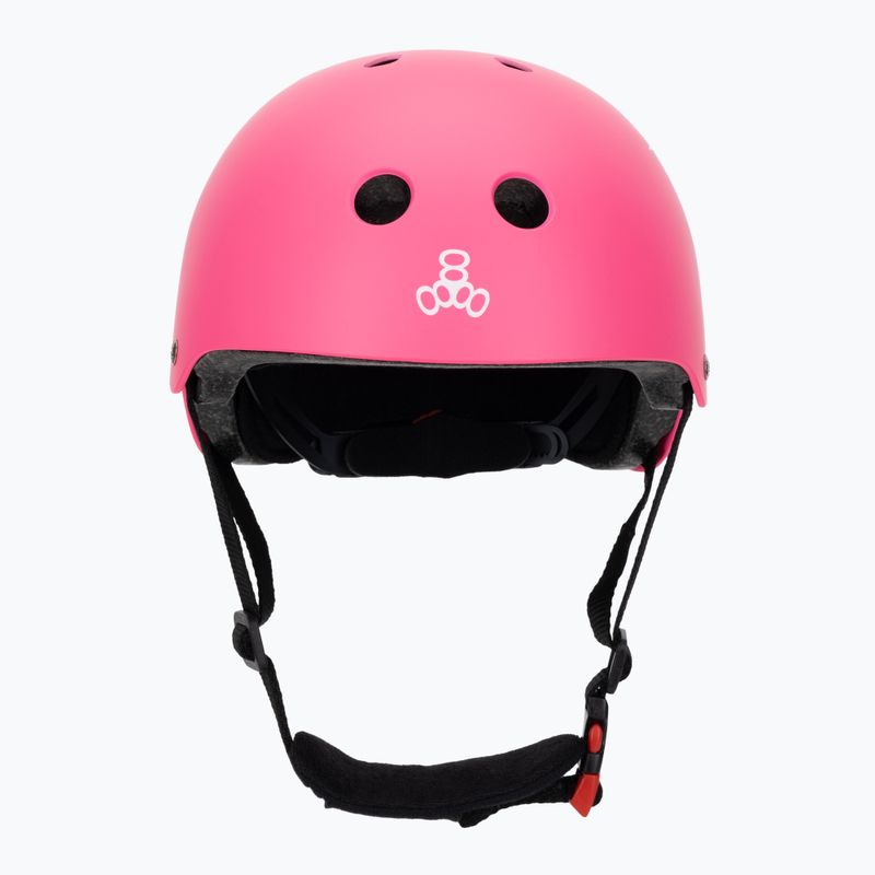Kinderhelm Triple Eight Youth Lil 8 Staab neon pink 2