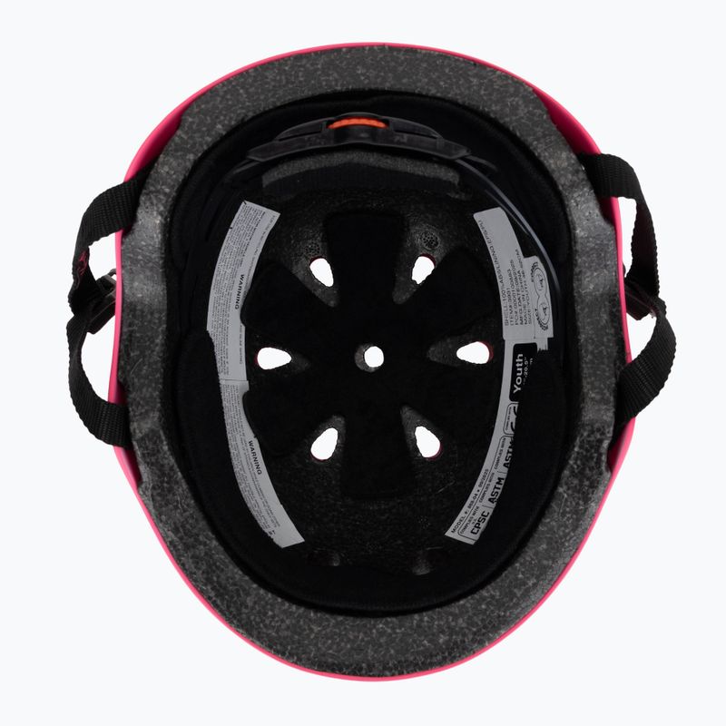 Kinderhelm Triple Eight Youth Lil 8 Staab neon pink 5