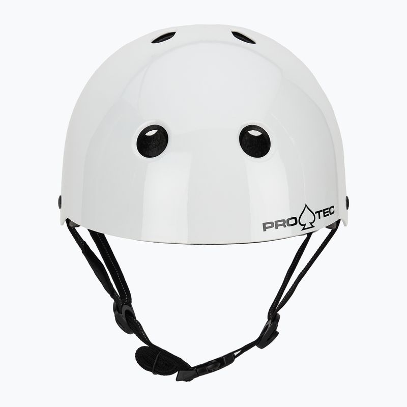 Pro-Tec Low Pro Helm glänzend weiß 2