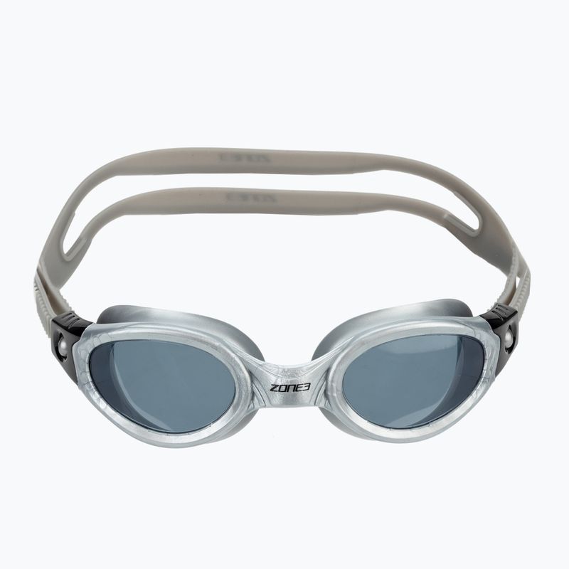Schwimmbrille ZONE3 Apollo Swim silver/black/tinted blue 2
