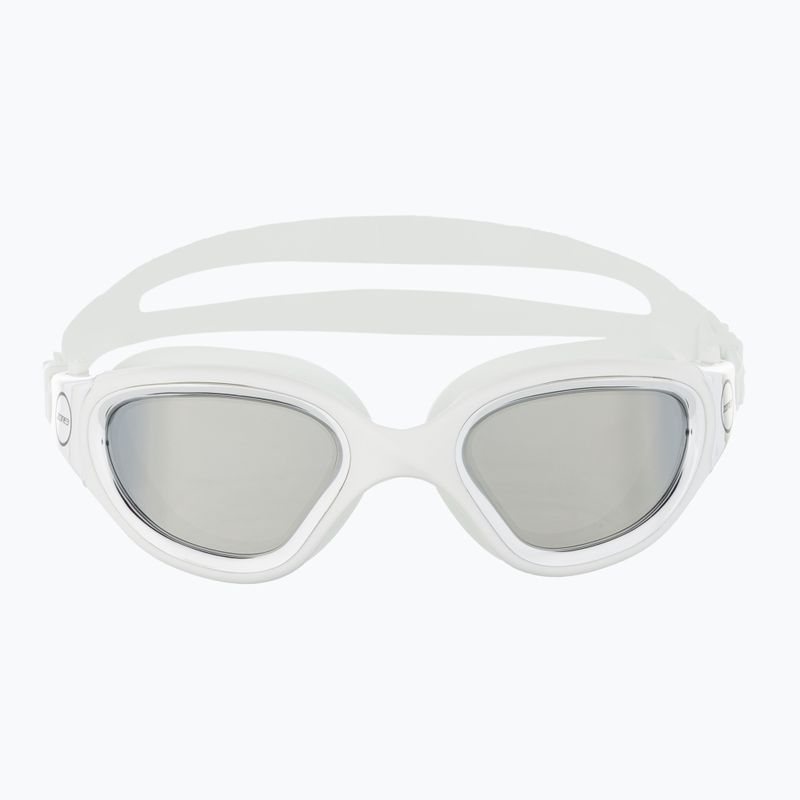 ZONE3 Vapour weiß/silberne Schwimmbrille 2
