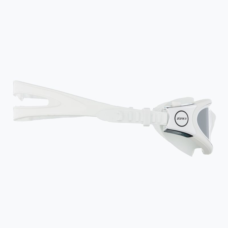 ZONE3 Vapour weiß/silberne Schwimmbrille 3