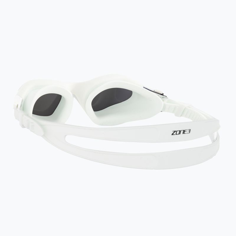 ZONE3 Vapour weiß/silberne Schwimmbrille 4
