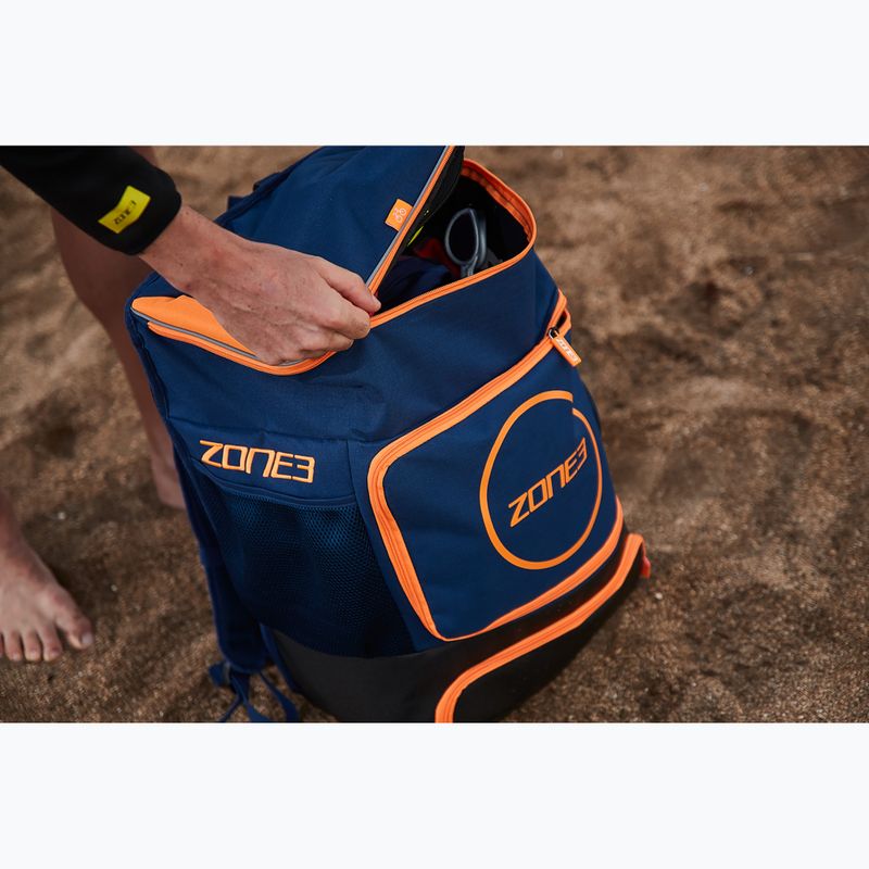 ZONE3 Transition Rucksack 40 l navy/orange 8