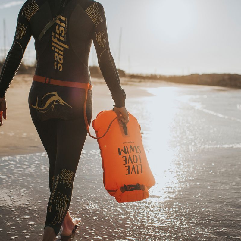 Rettungsboje BuddySwim LLS Dry Bag 28 l orange 7