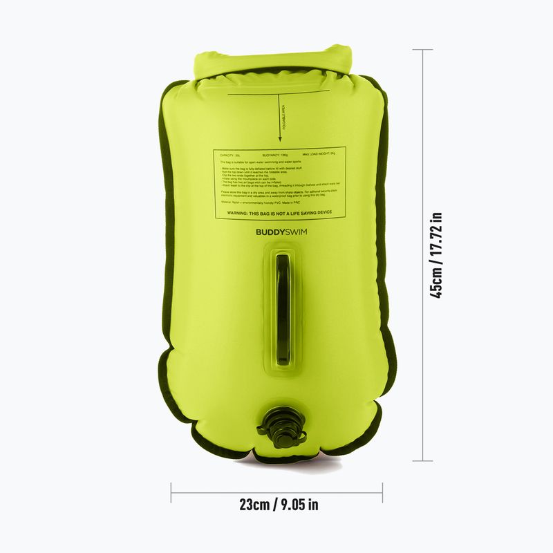 BuddySwim CSW Dry Bag Ankerboje 20 l gelb 3